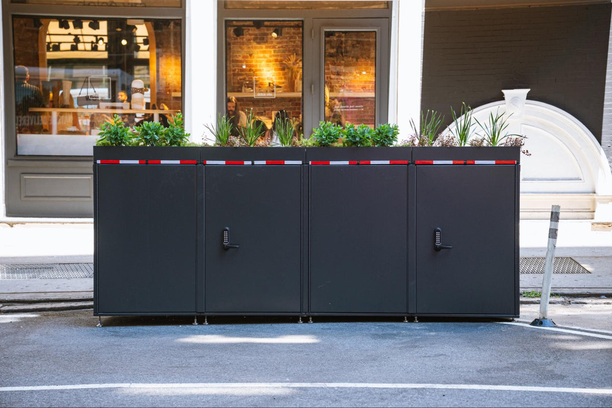 SoHo’s Trash Bins Are Blooming