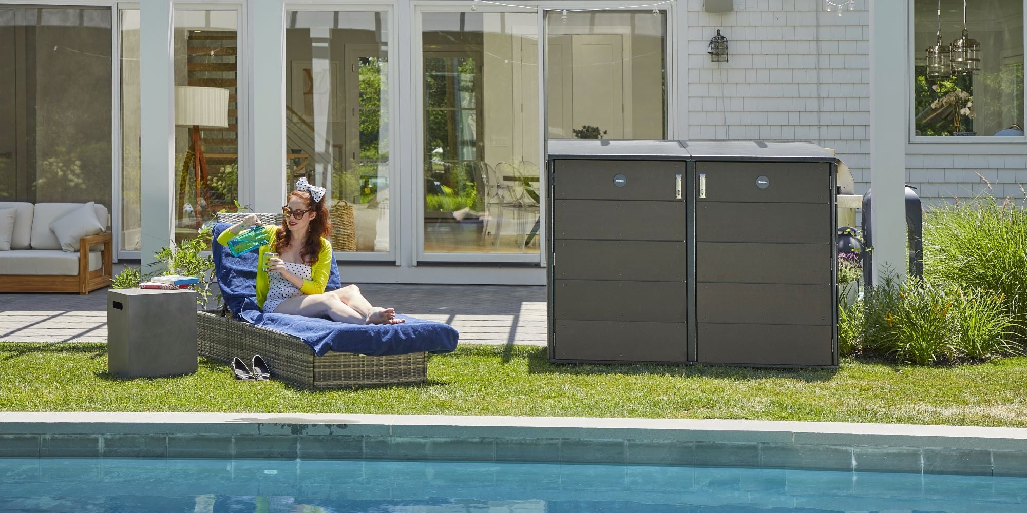 Modern storage shed