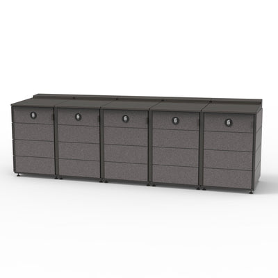 #Medium 5-Module#Charcoal lead time 4 to 5 weeks #No Planter