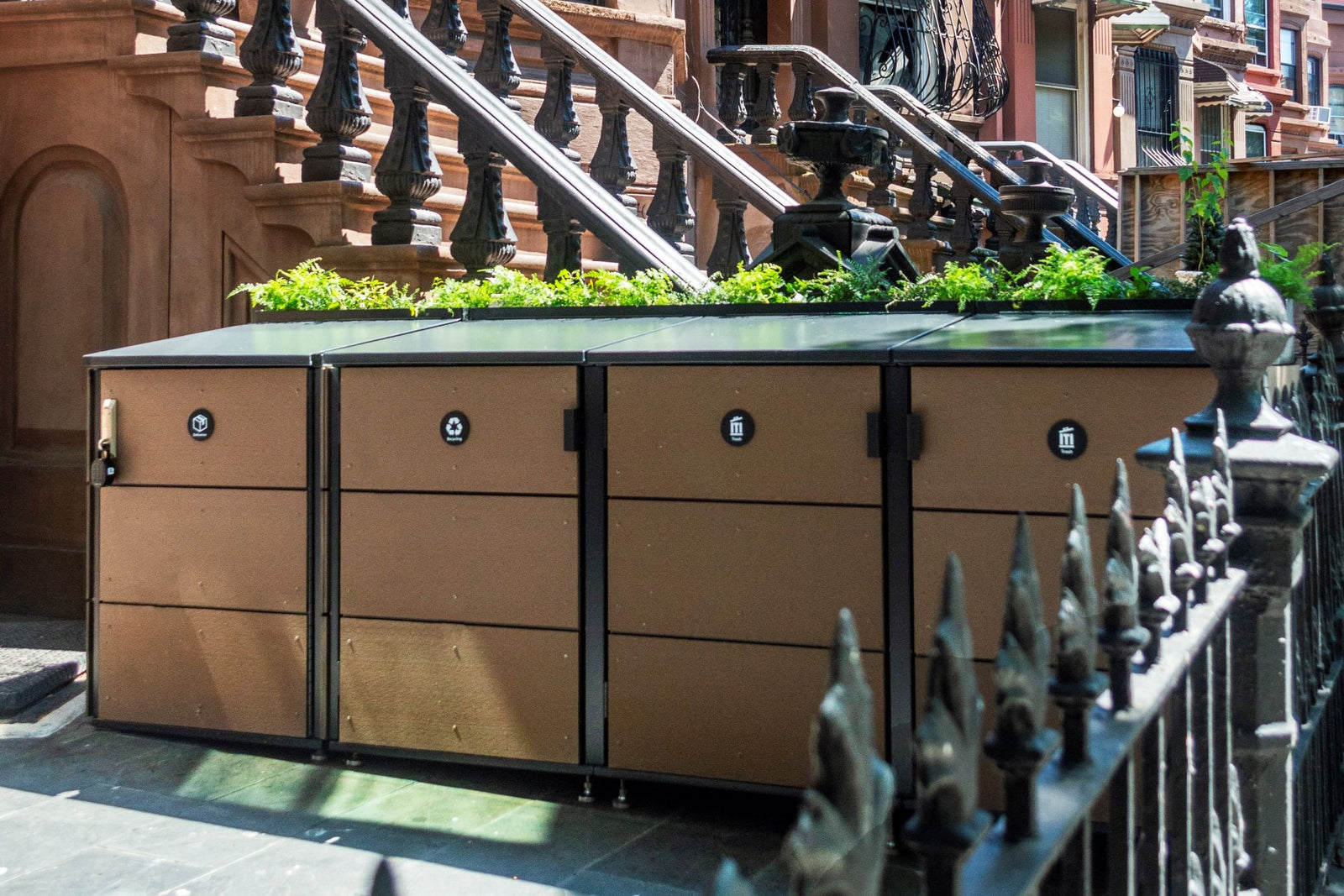 4 module small citibin with planter