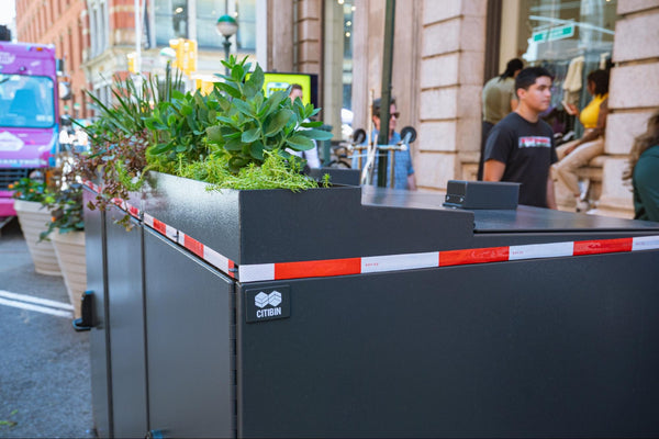 SoHo’s Trash Bins Are Blooming