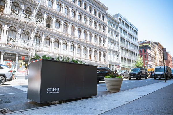 SoHo’s Trash Bins Are Blooming