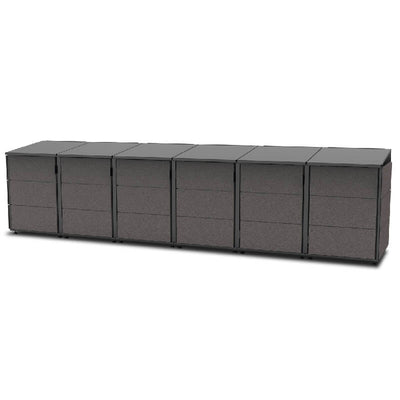 #Standard 6-Module#Charcoal lead time 4 to 5 weeks#No Planter