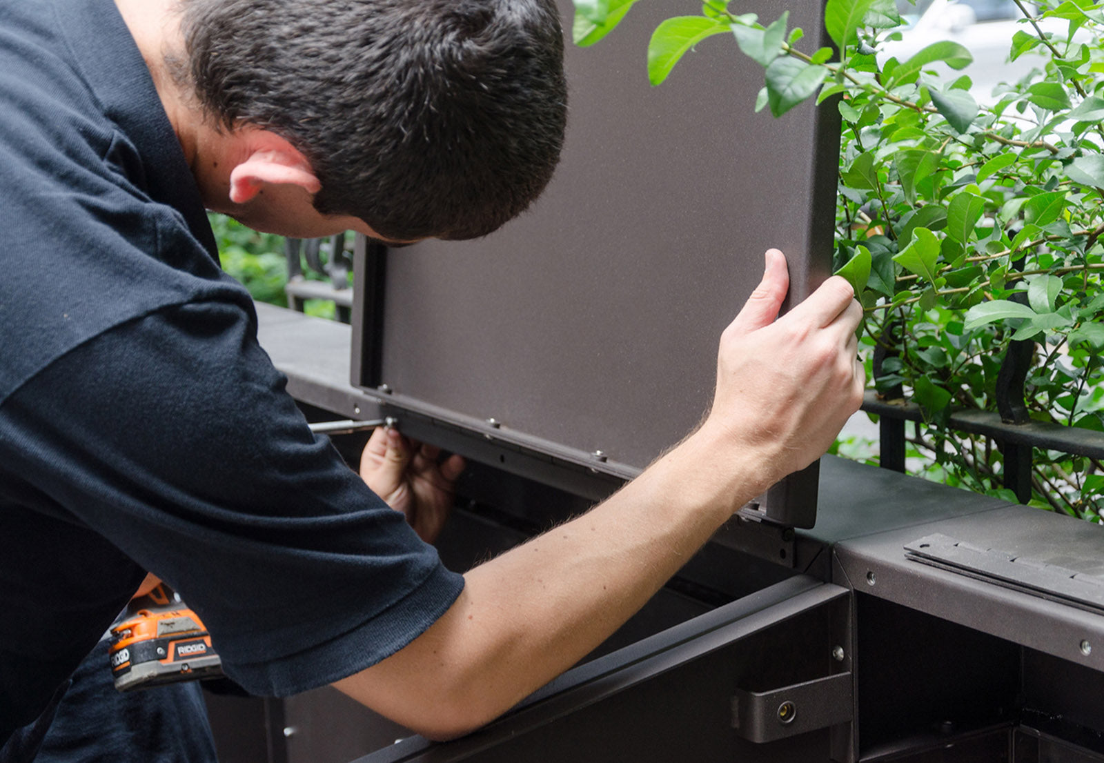 citibin trash garbage enclosure installation brooklyn